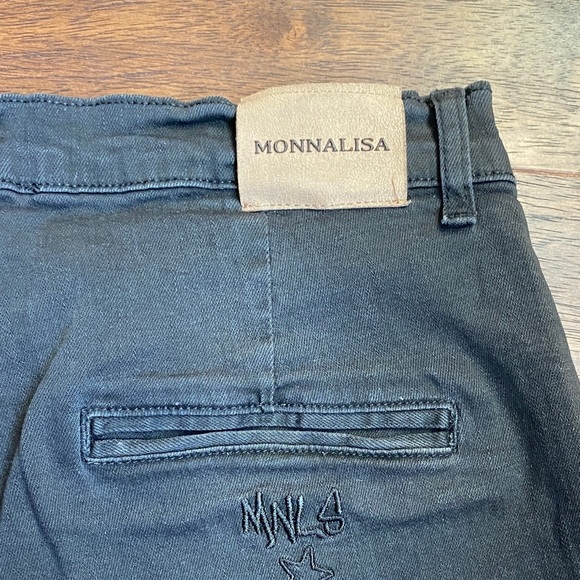 MonnaLisa Women's High Waist Black Shorts - Picture 11 of 11